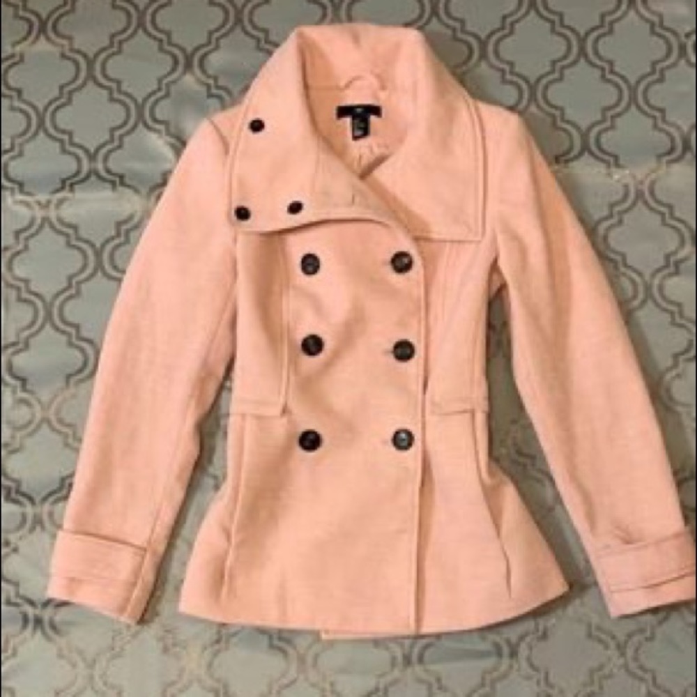 H&M Pink coat super cute
